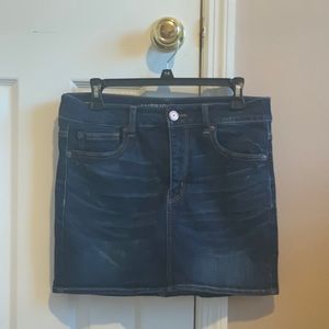 American Eagle denim mini skirt